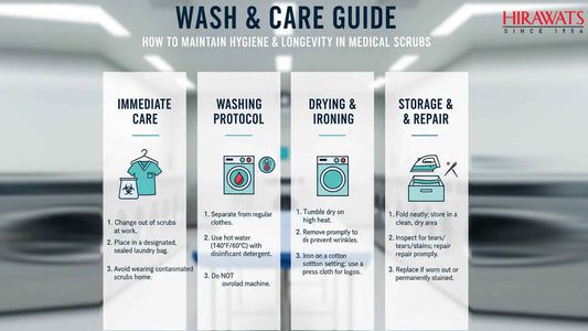 How to Maintain Hygiene & Longevity in Medical Scrubs: Wash & Care Guide