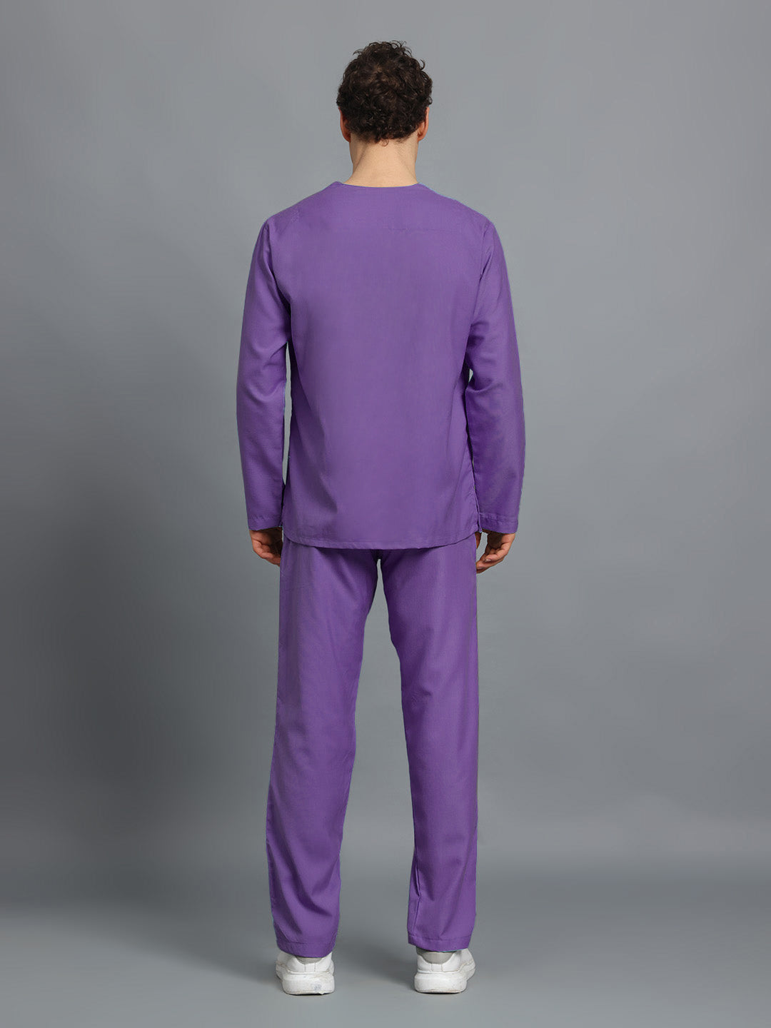 Violet All-Day Full Sleeve Medical Scrubs - Male