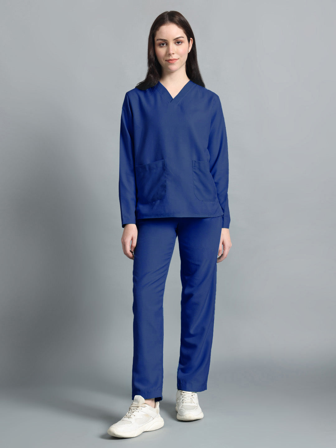 Royal Blue Originals Full Sleeve Medical Scrubs - Female