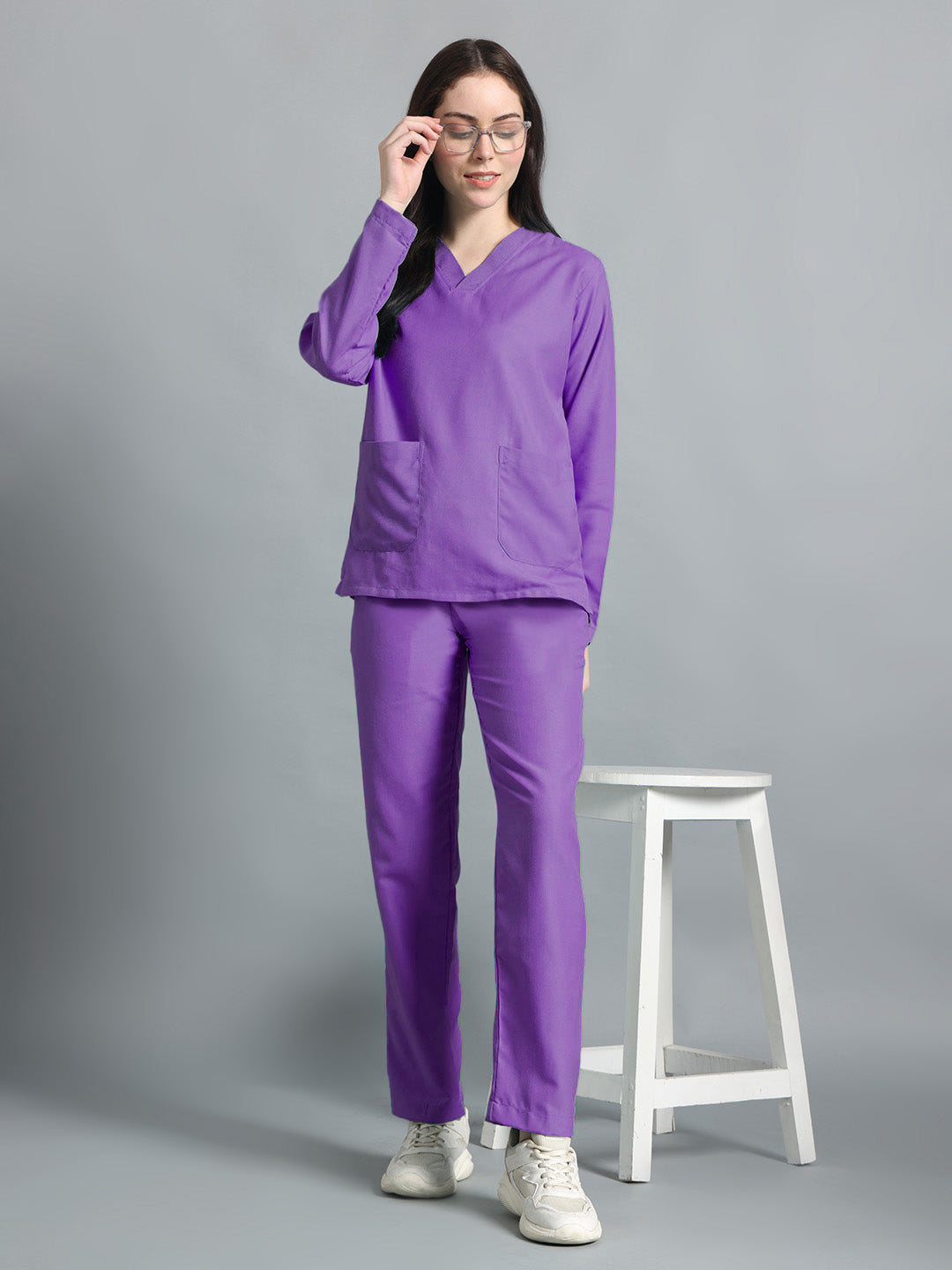 Violet Originals Full Sleeve Medical Scrubs - Female