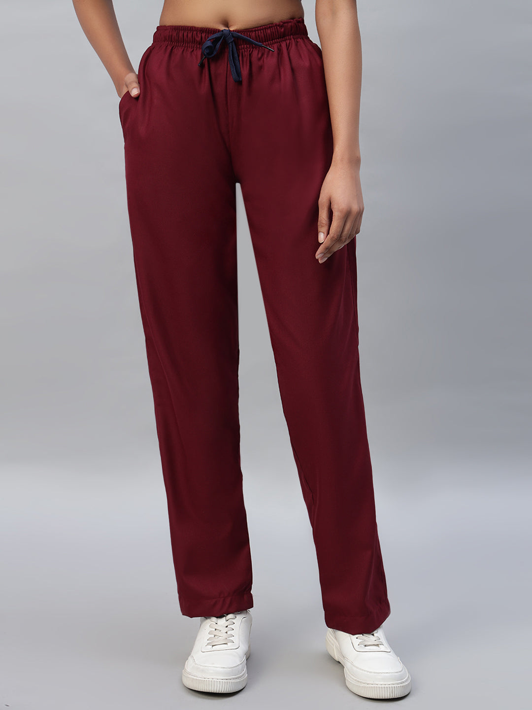pant of Maroon Medical Scrub for women