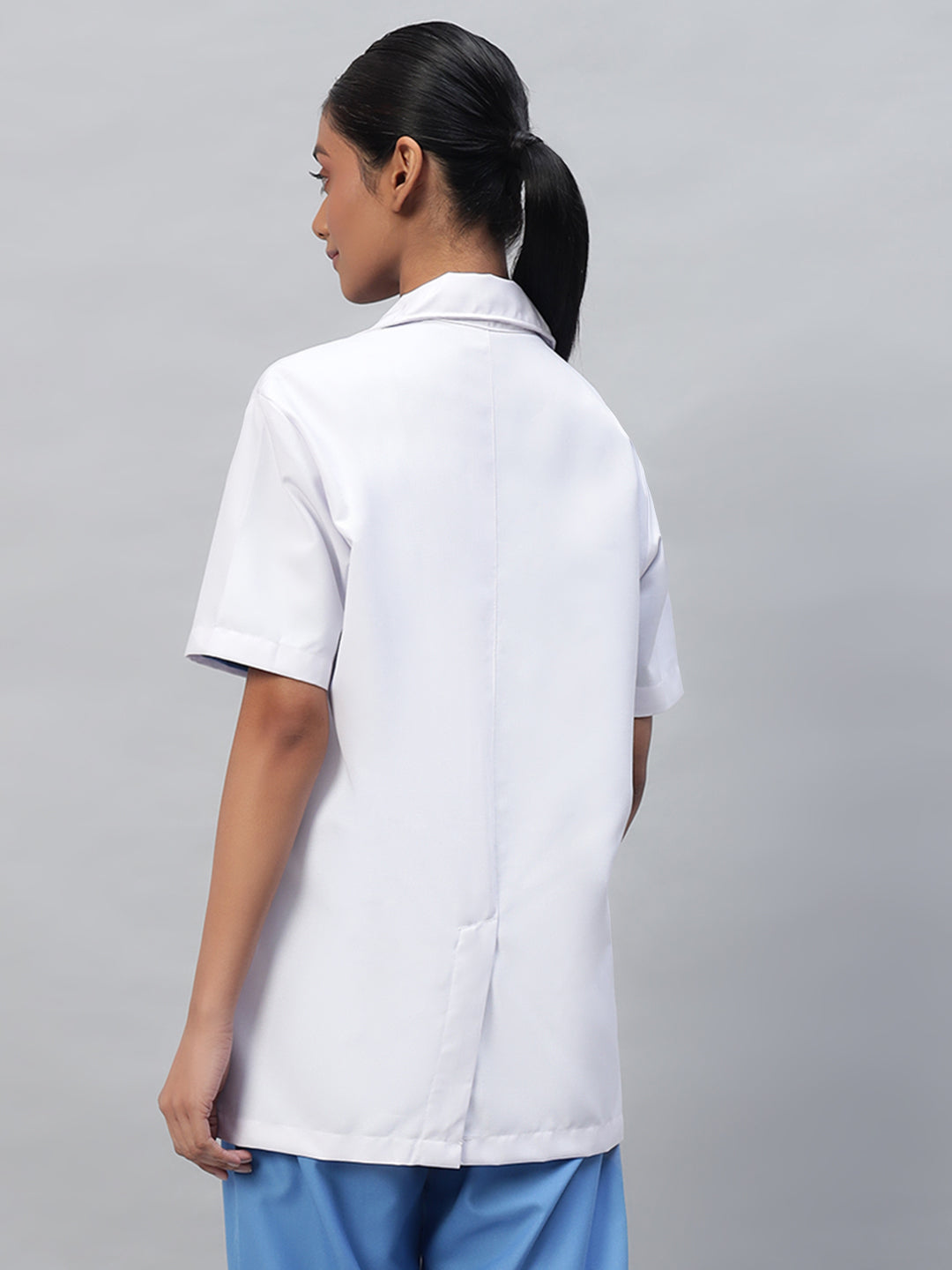 Lab Coat White- Half Sleeve (Unisex)