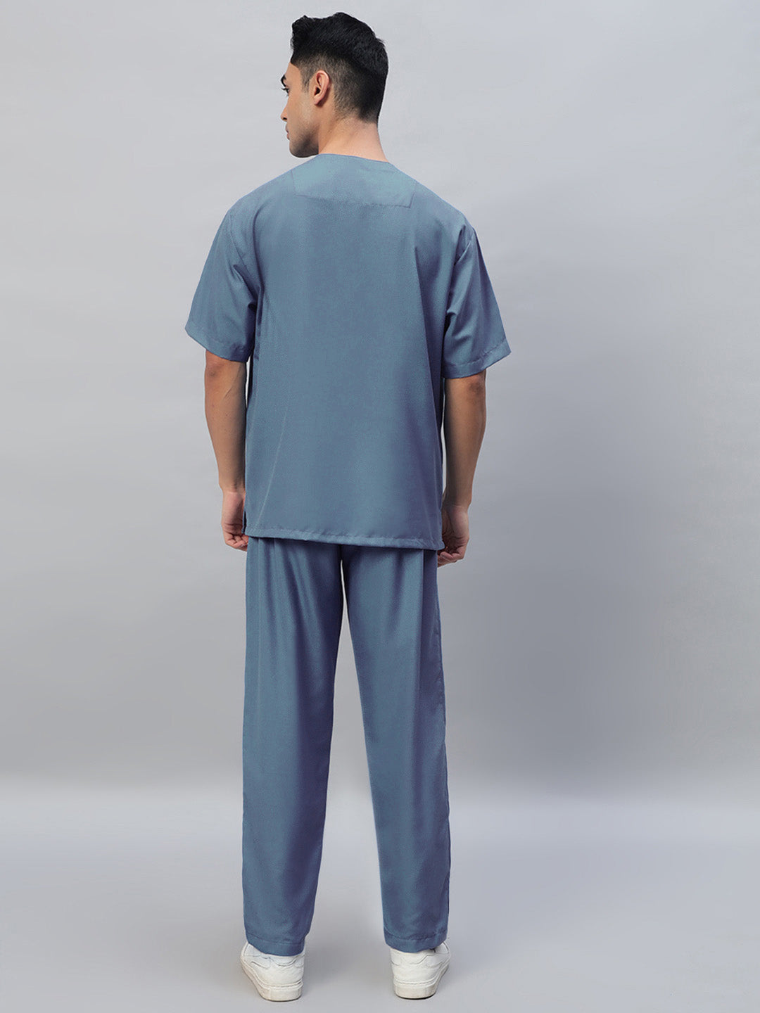 Teal All-Day Half Sleeve Medical Scrubs - Male