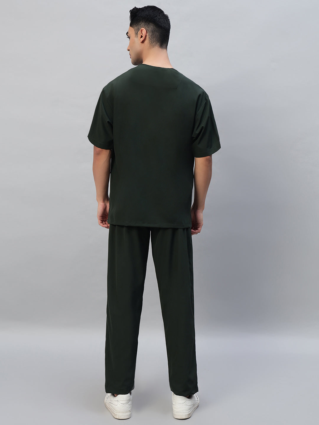 Mehandi Athleisure Stretch Half Sleeve Medical Scrubs - Male