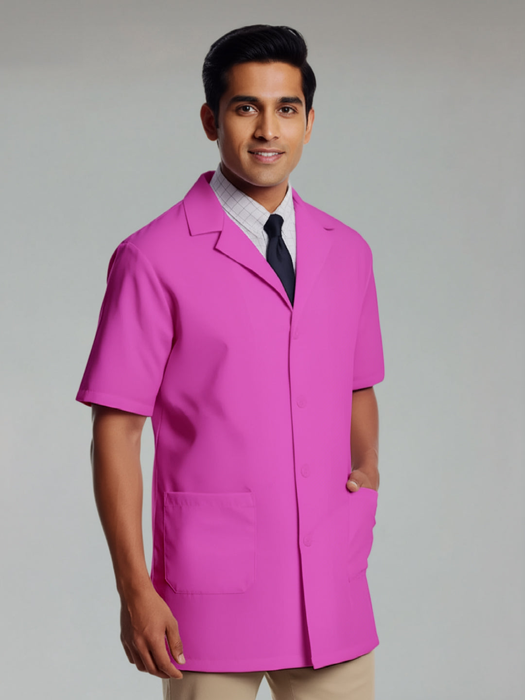 Lab Coat Pink- Half Sleeve (Unisex)