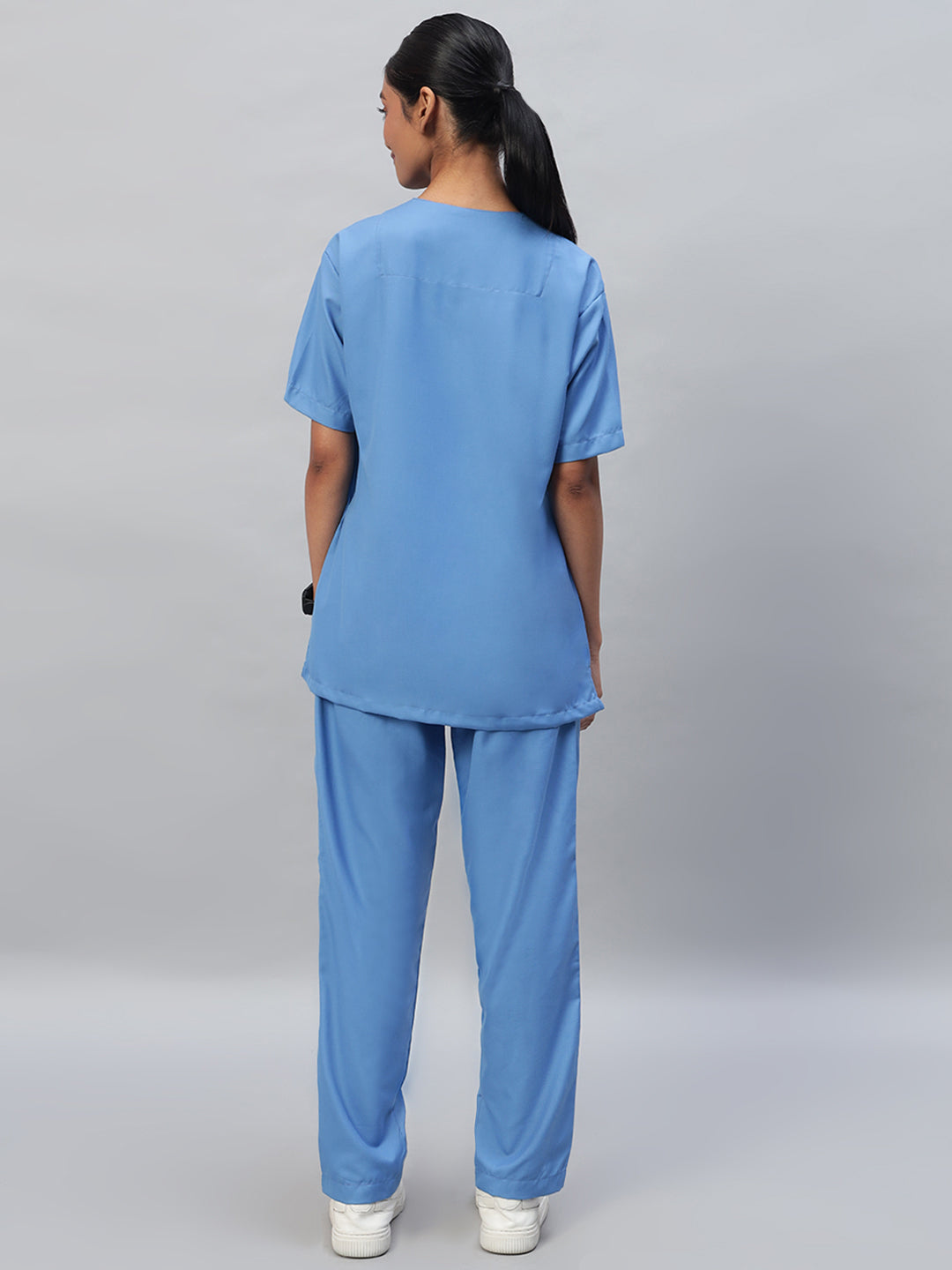 back look for medical scrub for women
