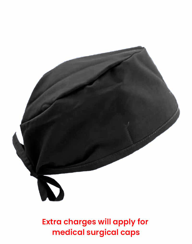 Black Surgical cap for medical use