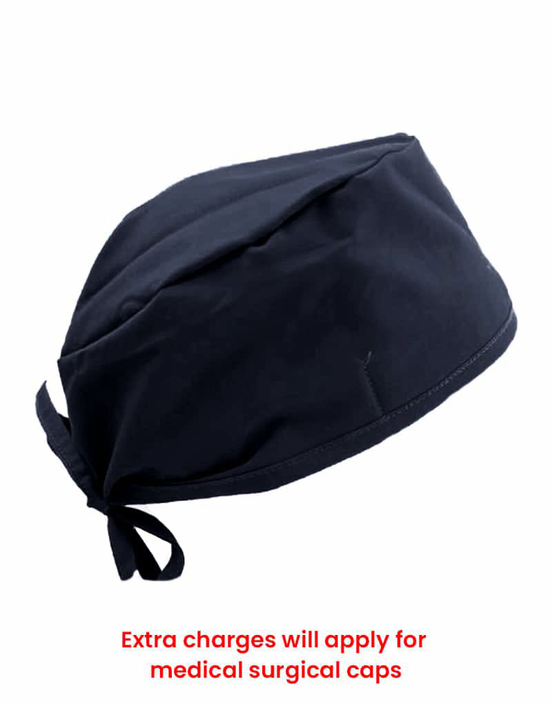 Black color surgical cap