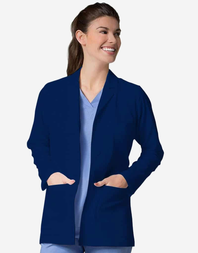 Lab Coat Navy Blue- Full Sleeve (Unisex)