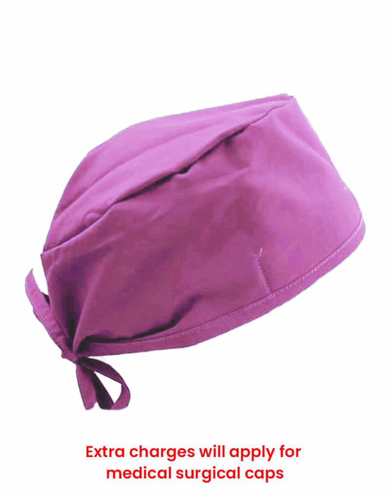 pink surgical cap