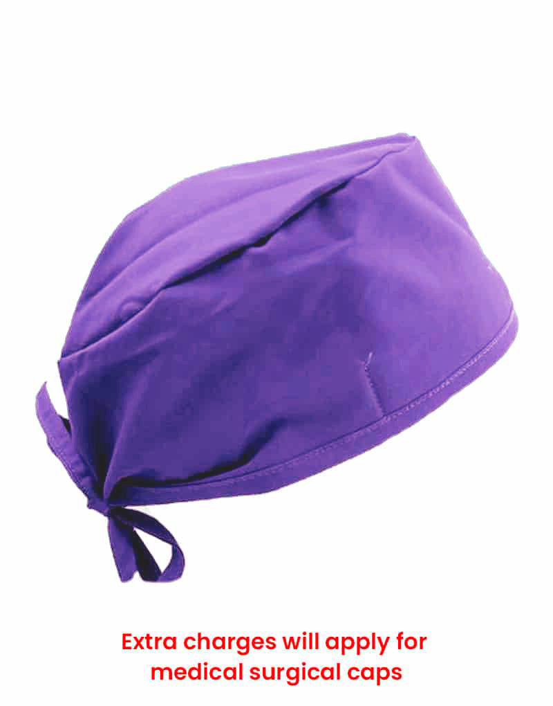 Purple color surgical cap
