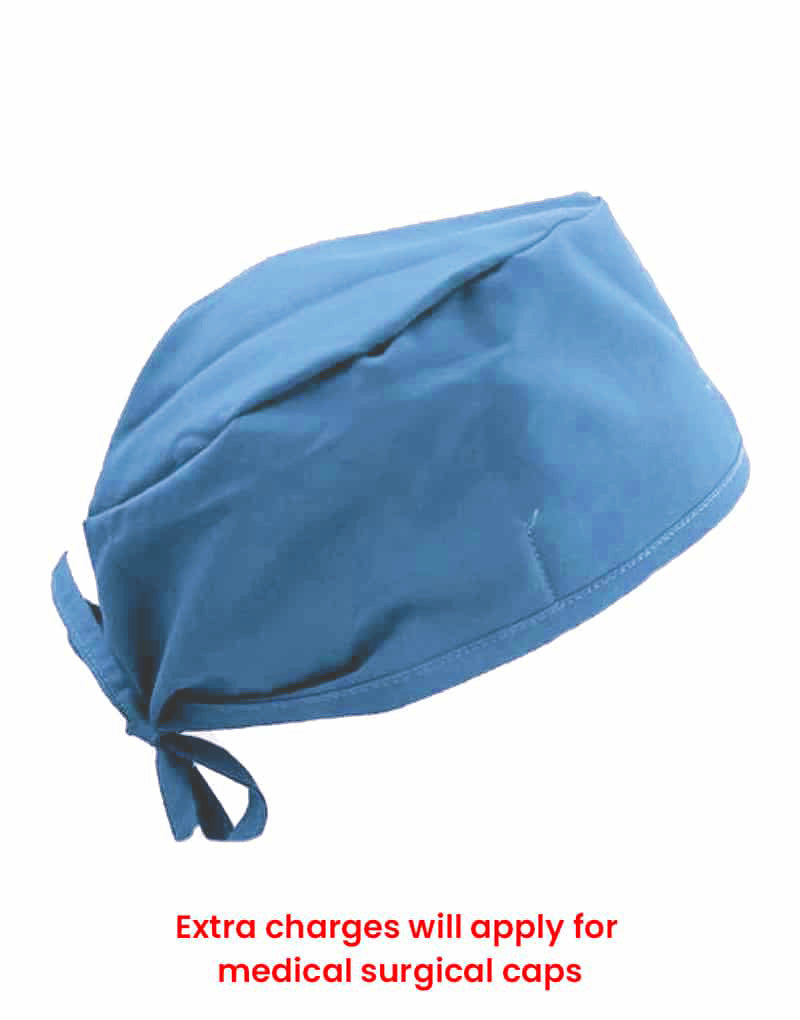 sky blue medical surgical cap