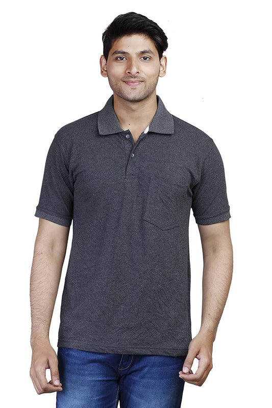 Men's Dark Grey Polo t-shirt