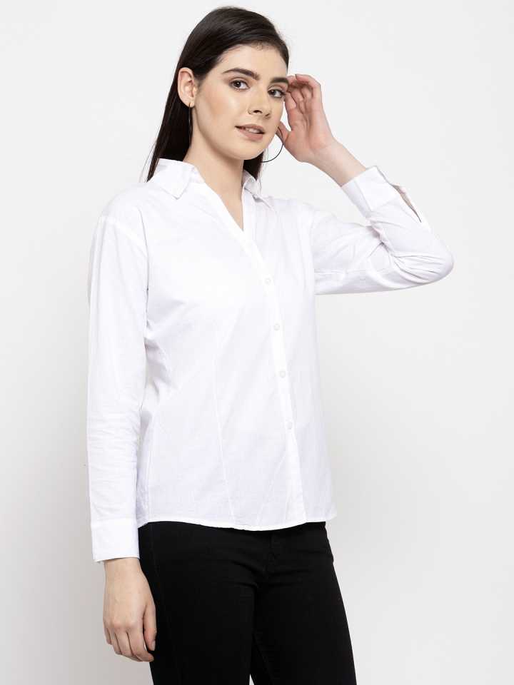 Women's White Formal Shirt