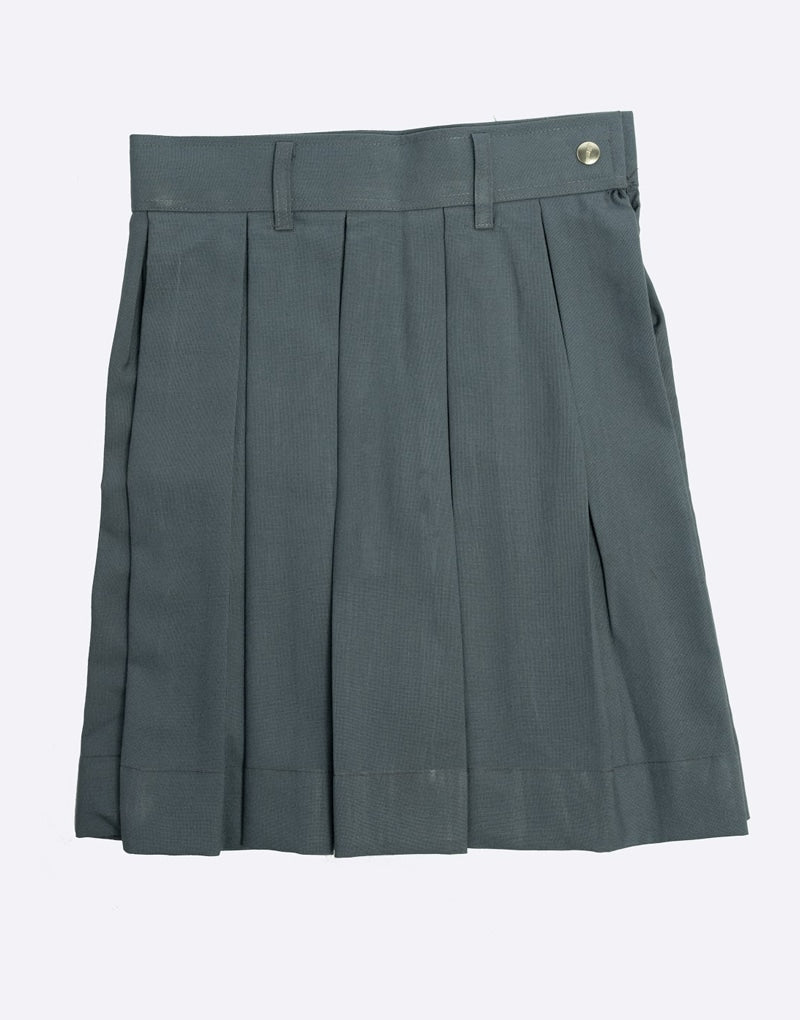 Grey School Uniform Skirt - Main Image