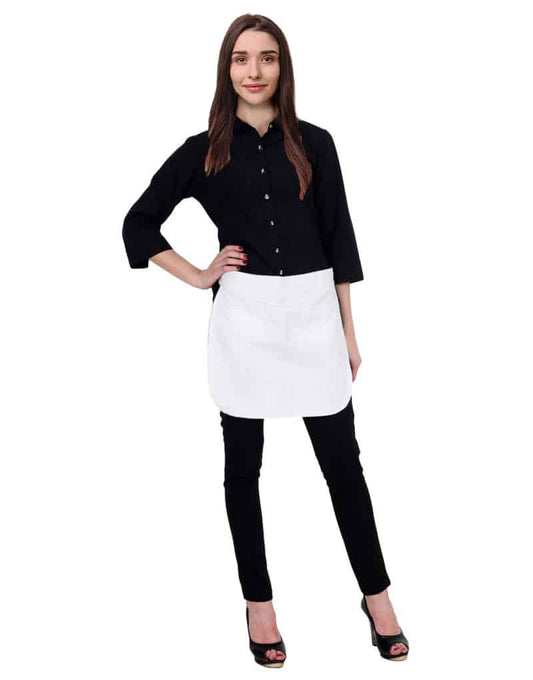 White Waist Apron