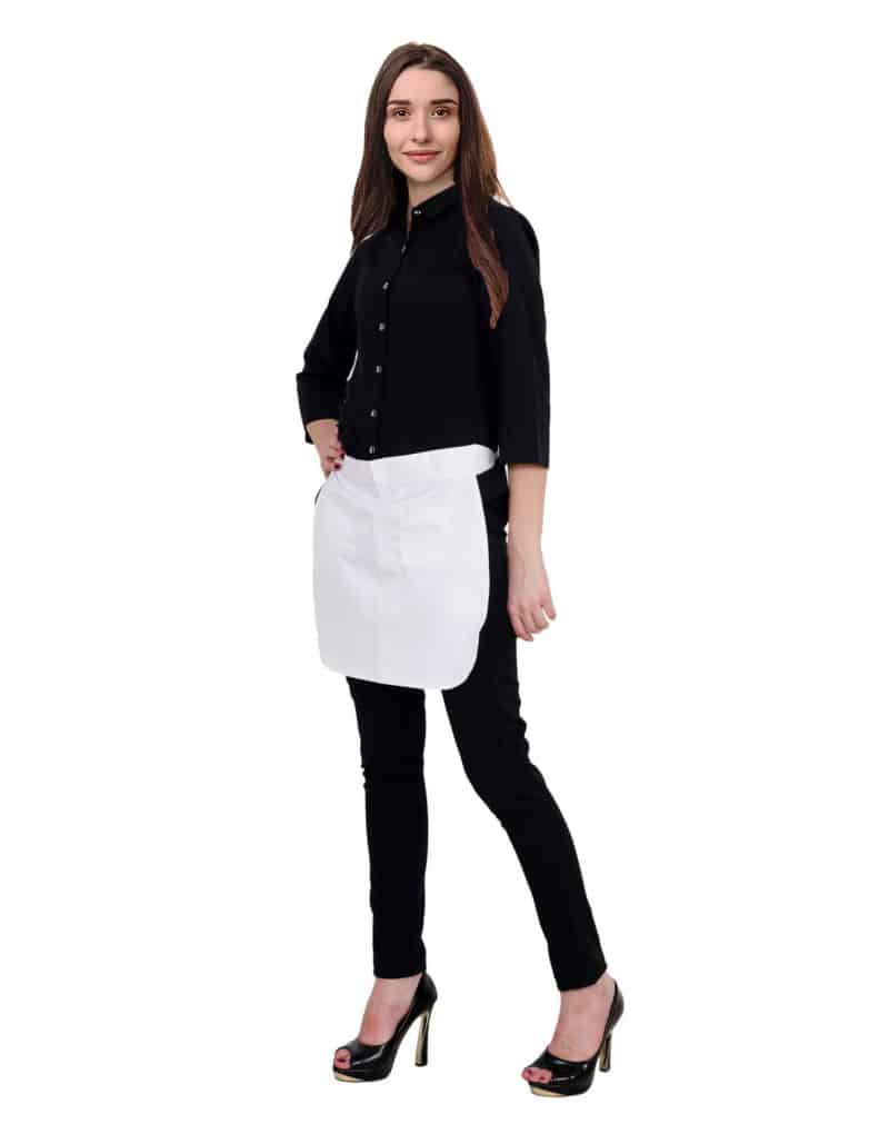 White Waist Apron