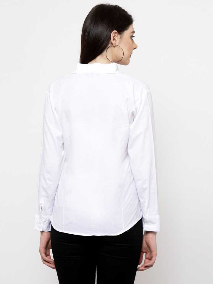 Women's White Formal Shirt