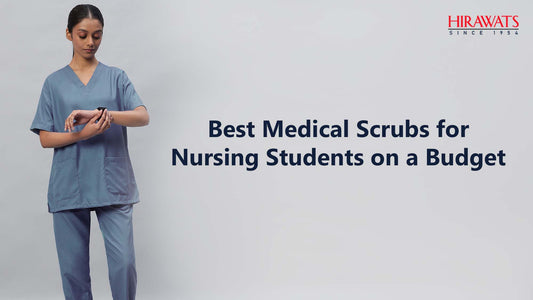 women wearing grey color medical scrubs 