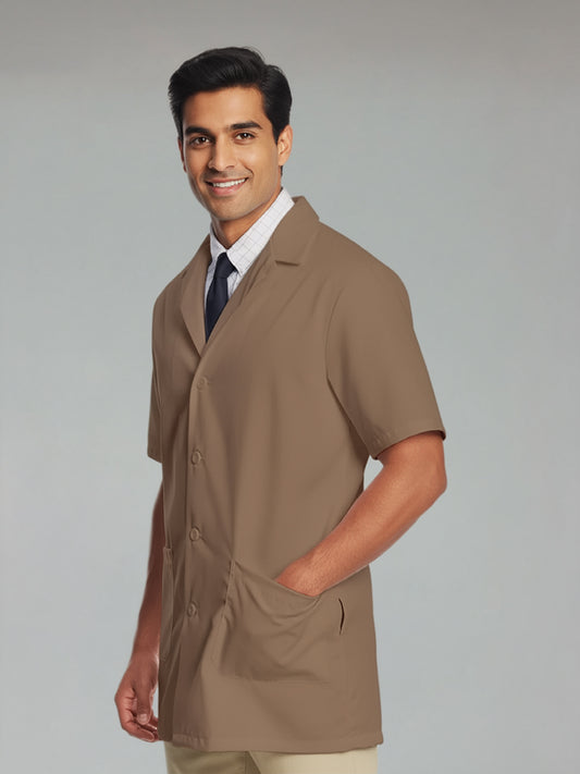 Lab Coat Coffee Brown- Half Sleeve (Unisex)