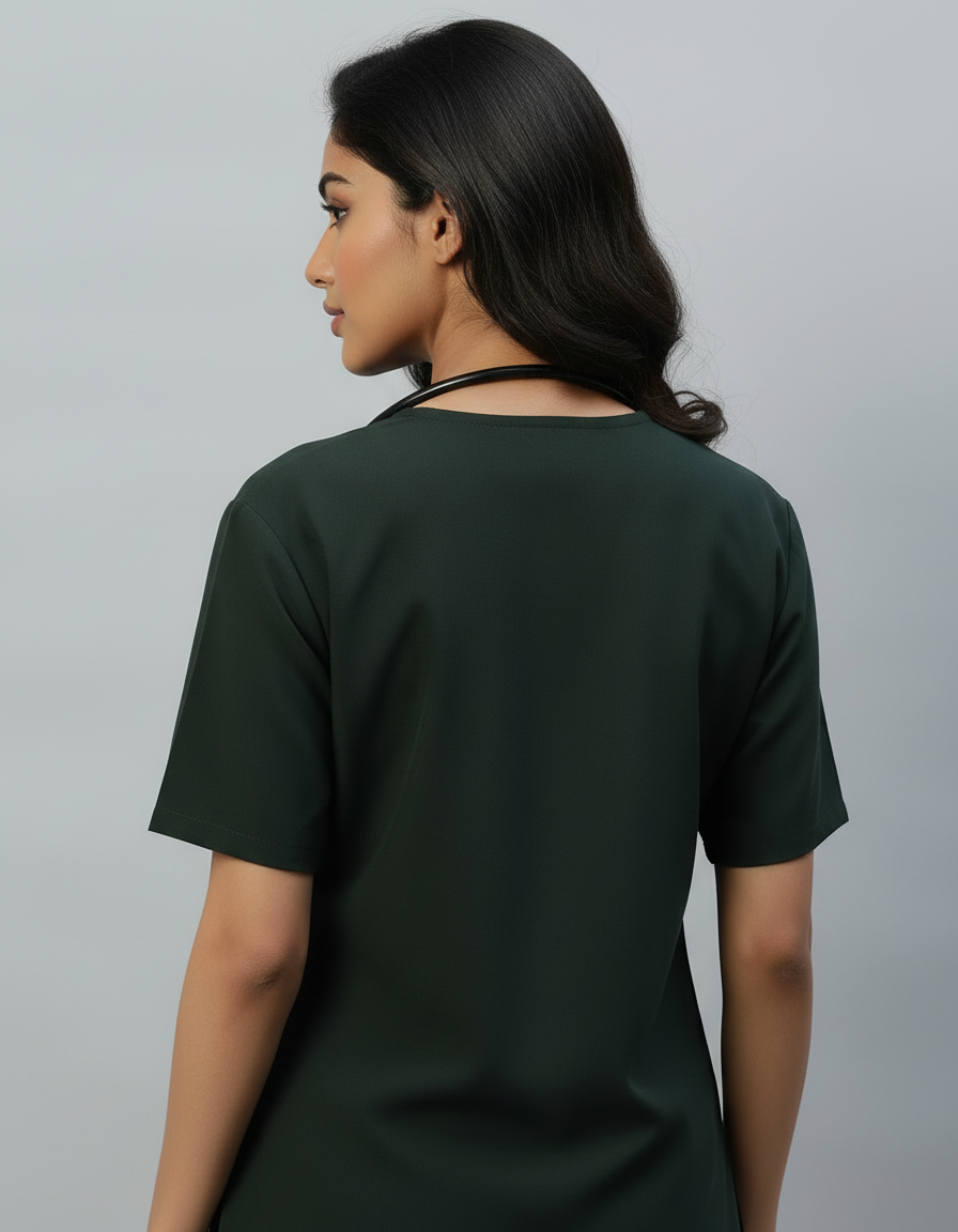 Mehandi Stretch Pro Half Sleeve Medical Scrubs – Female