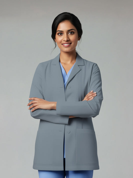 Lab Coat Grey- Full Sleeve (Unisex)