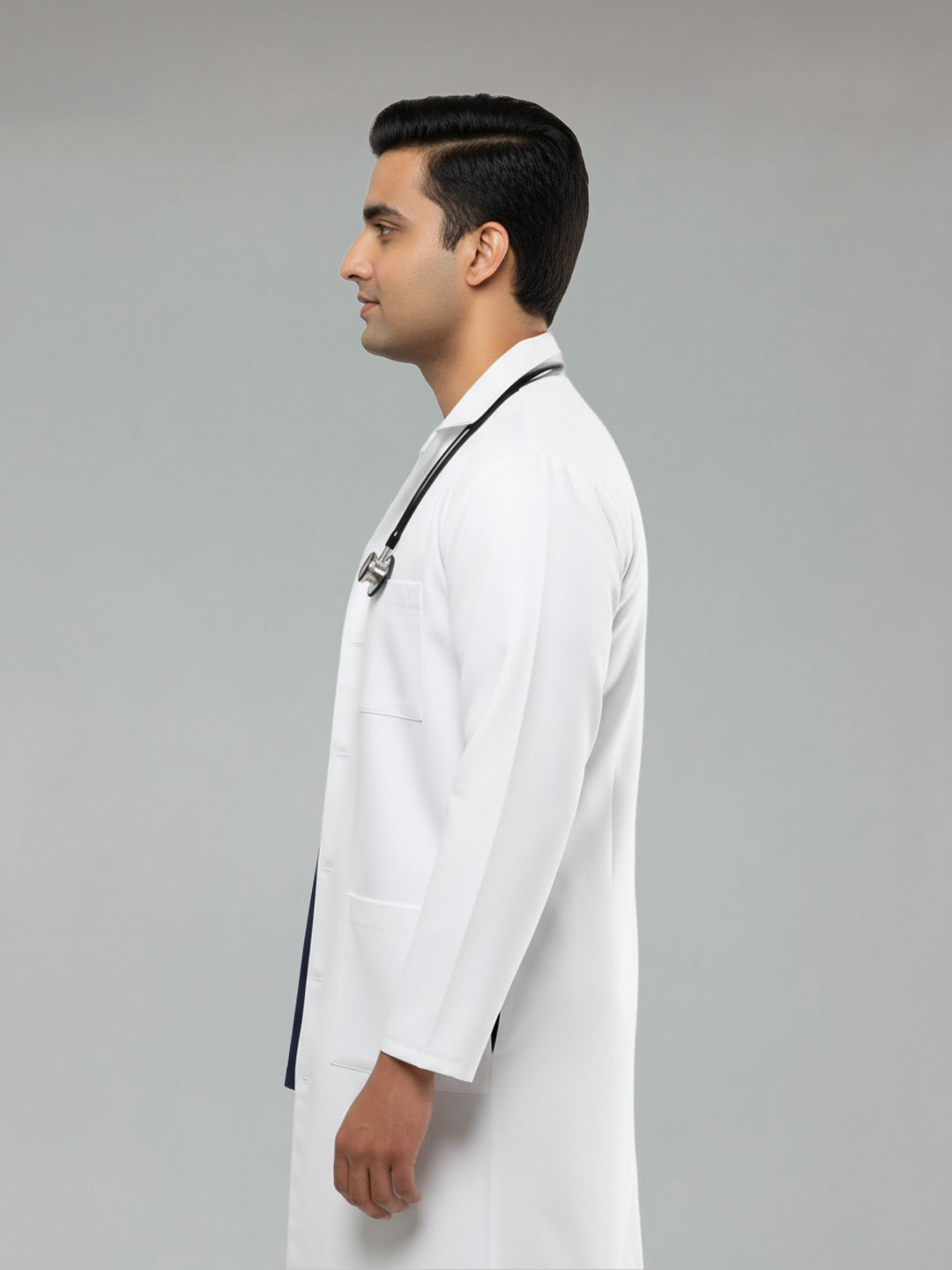 White Long Lab Coat – Full Sleeves | Doctors Lab Coat (Unisex)