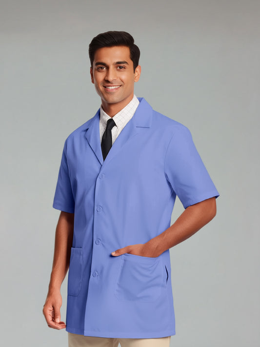 Lab Coat Sky Blue- Half Sleeve (Unisex)