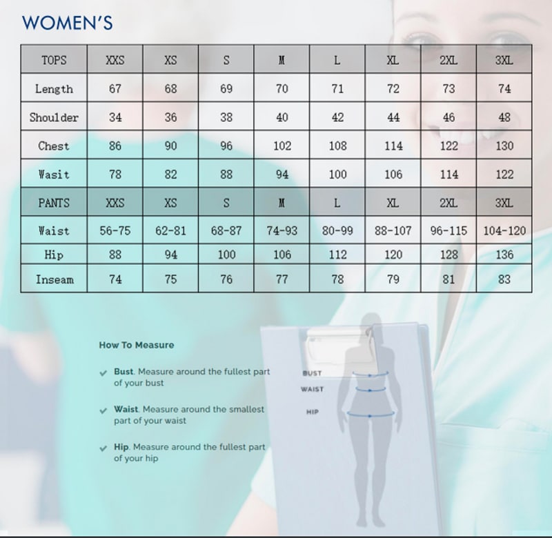 Celest Premium Half Sleeves Medical Scrubs - Female