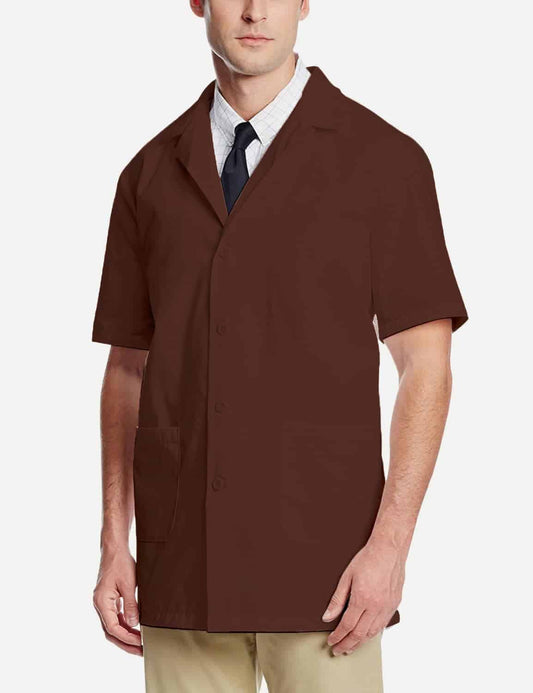 Coffee Brown Color Medical Lab Coat 