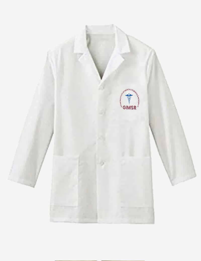 GIMSR White Lab Coat with Full Sleeve (Unisex)