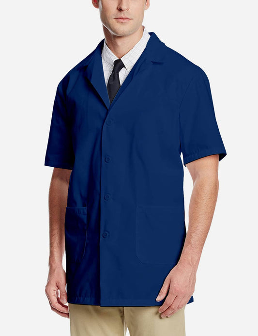 Lab Coat Navy Blue- Half Sleeve (Unisex)