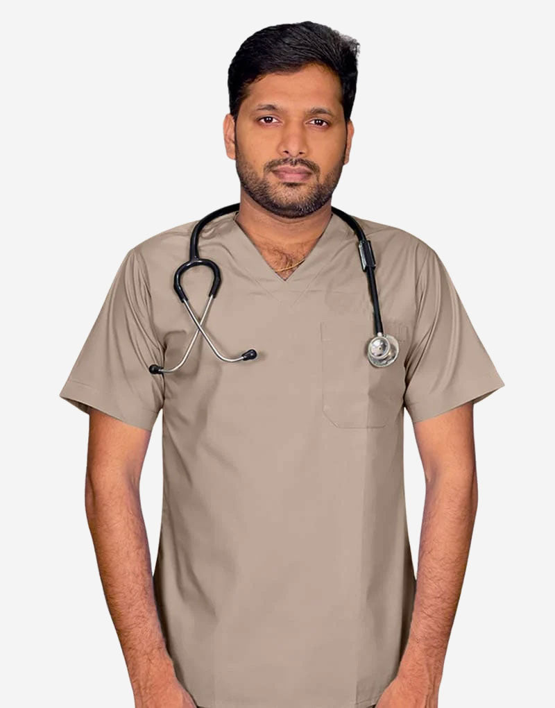 All-Day Half Sleeve Medical Scrubs - Male