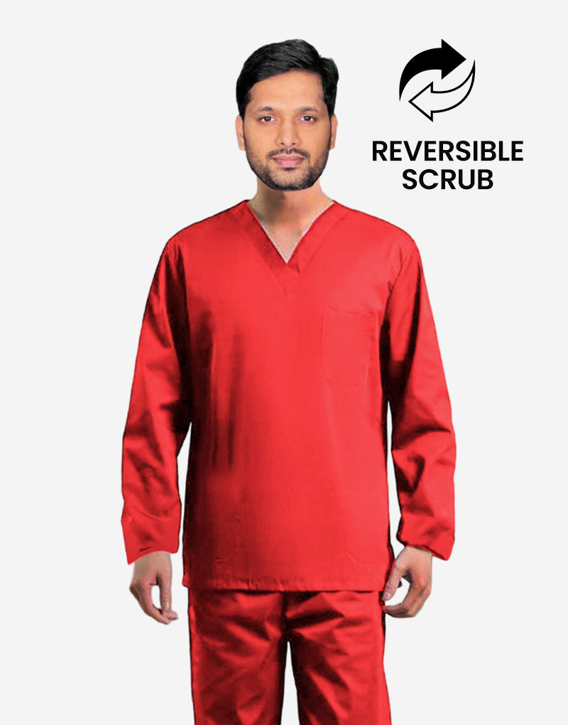 Reversible Full Sleeve Medical Scrubs - Male