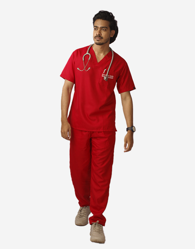 All-Day Half Sleeve Medical Scrubs - Male