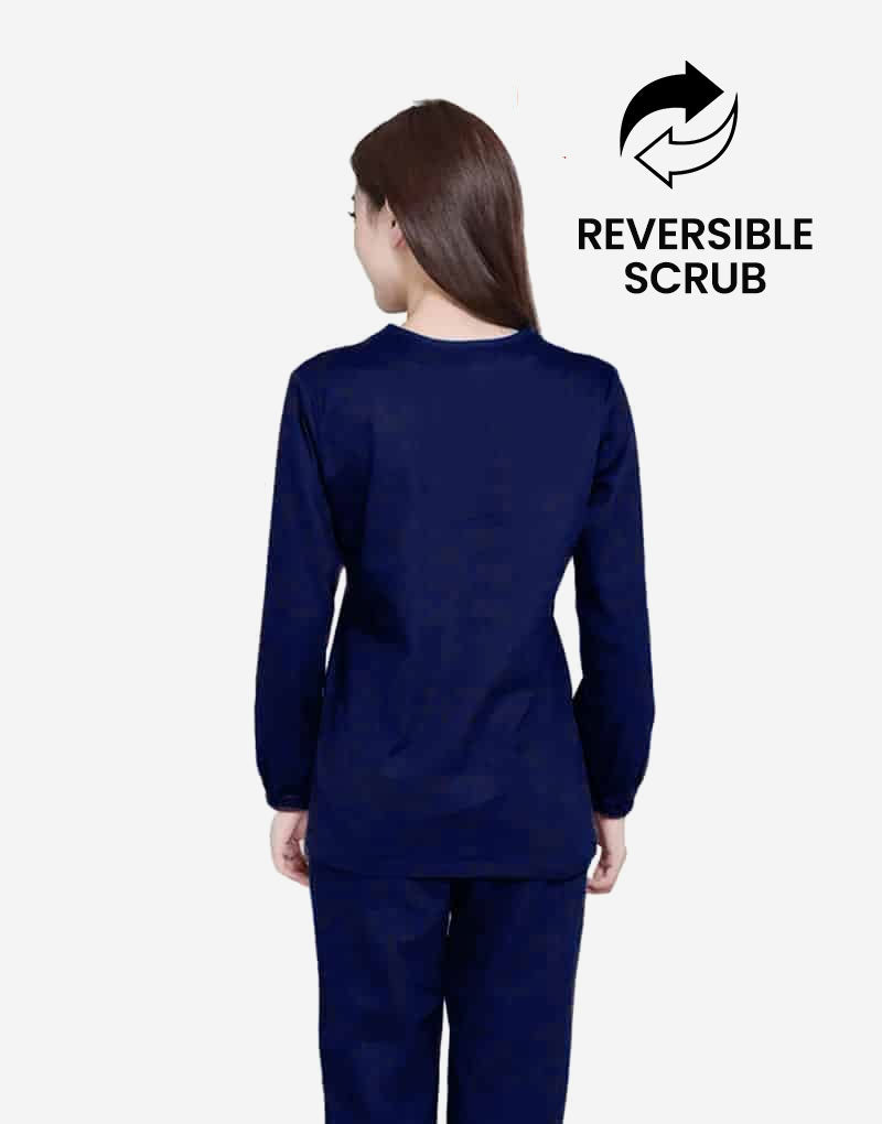 Reversible Full Sleeve Medical Scrubs - Female