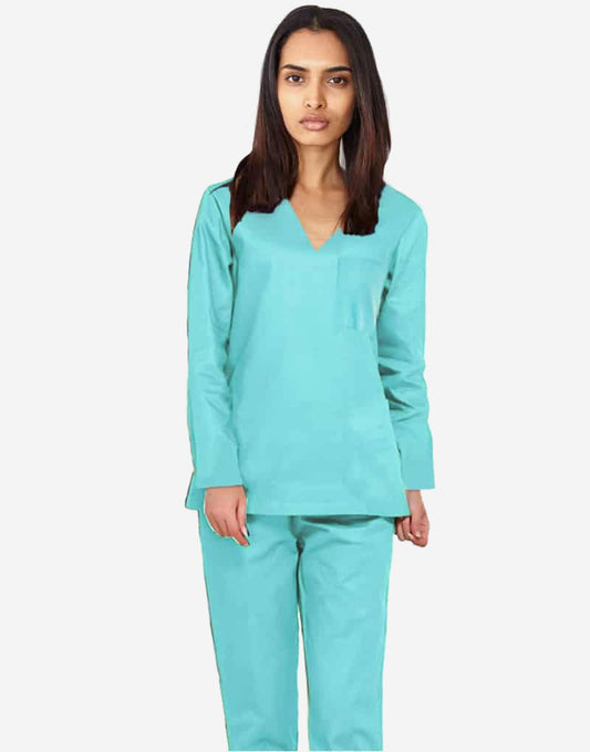 Multicolor Unisex Short Sleeve Medical Scrubs Set – Breathable V-Neck Uniforms main image 1