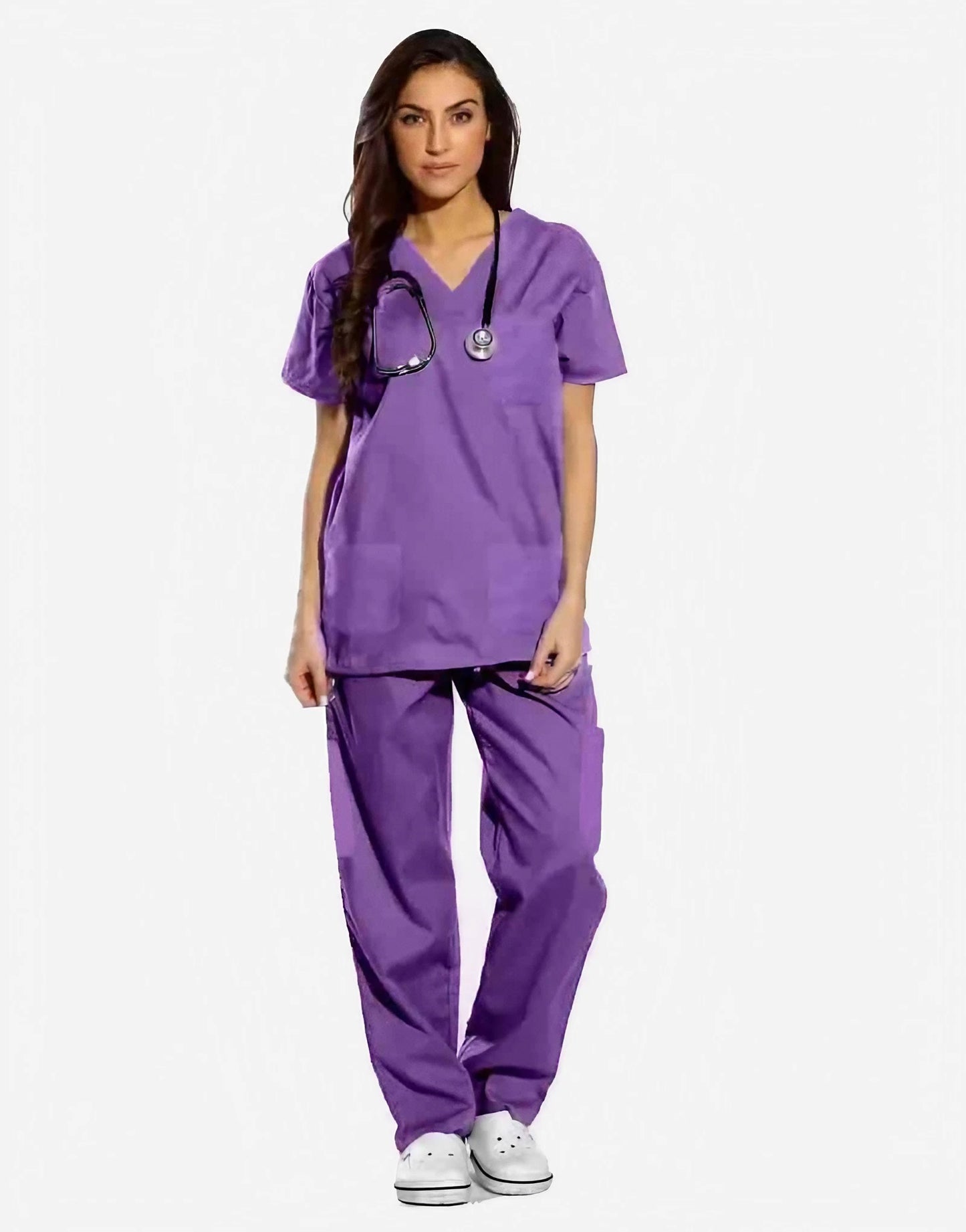 All Star 7 Pockets Half Sleeve Medical Scrubs – Female