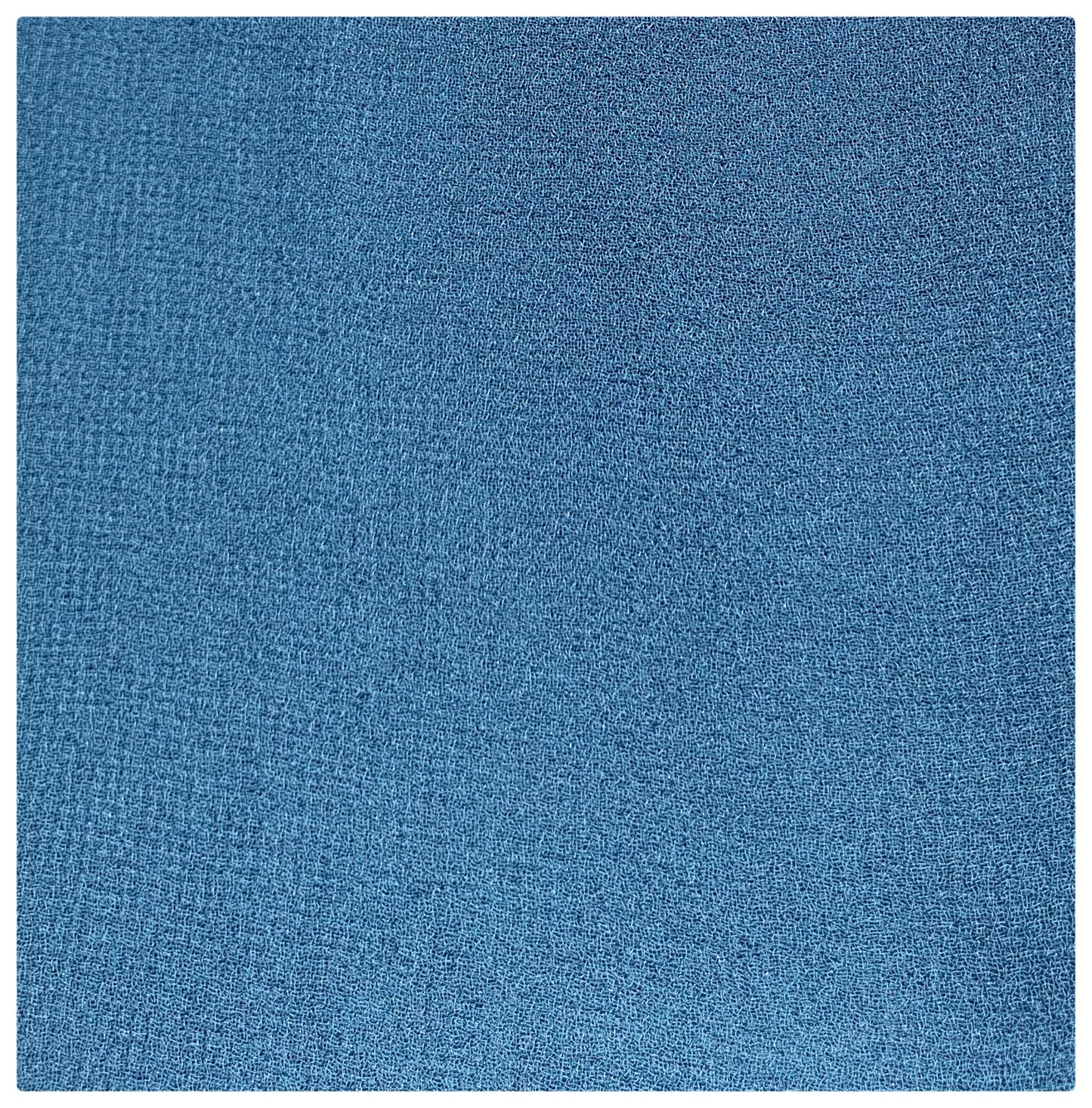 Women's Cerulean Blue Solid Dupatta Fabric