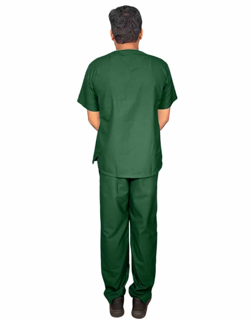 Dark Green Half Sleeve All-Day Medical Scrub