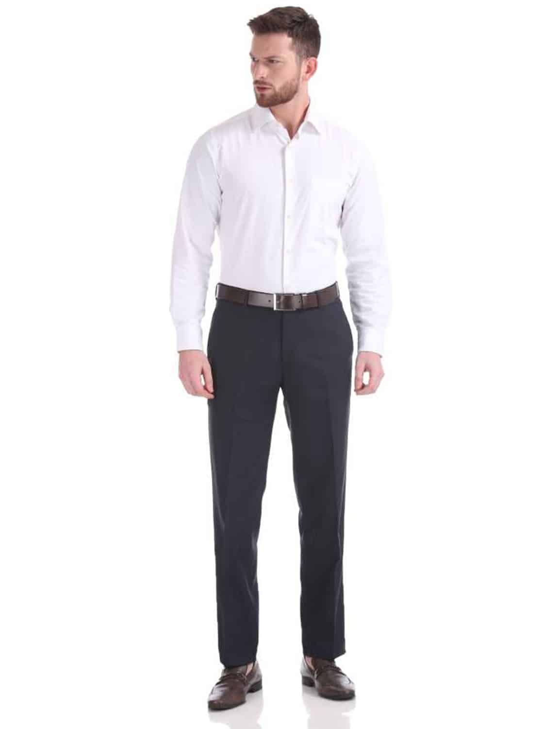 Navy Blue Men's Trousers