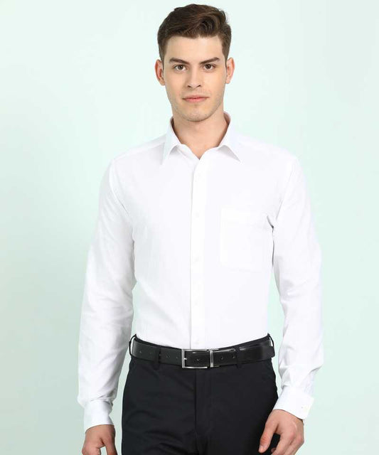 Men's White Formal Shirt