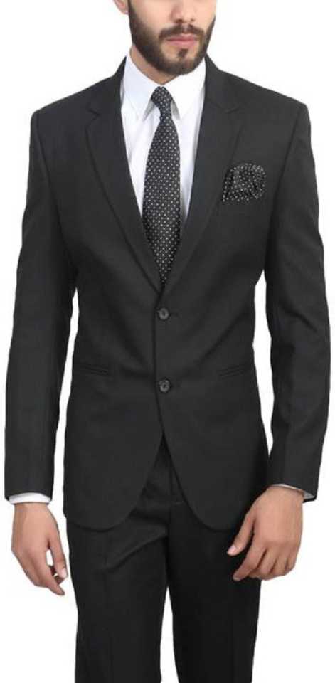 Black Blazer for Men - Full Sleeves