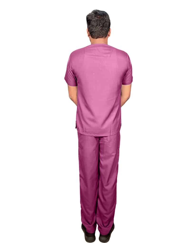 Pink Half Sleeve All-Day Medical Scrubs
