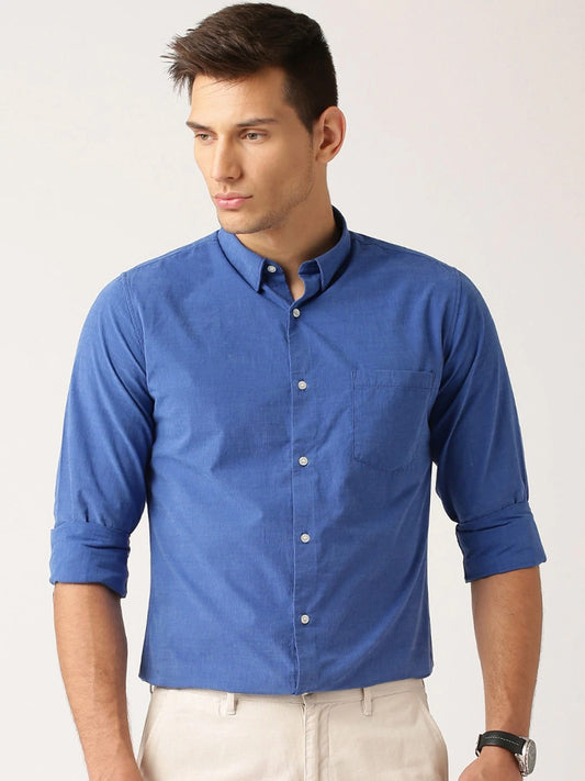 Men's Blue Formal Shirt