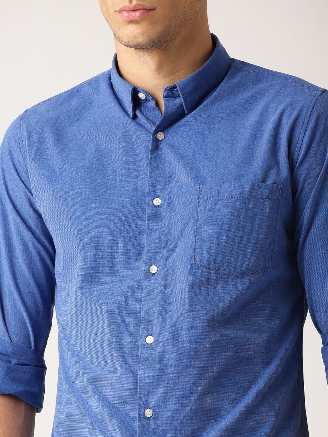 Men's Blue Formal Shirt