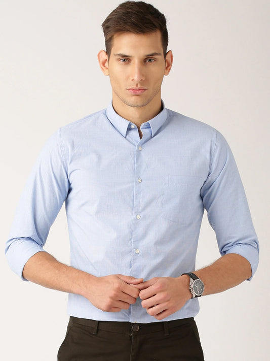 Men's Light Blue Formal Shirt