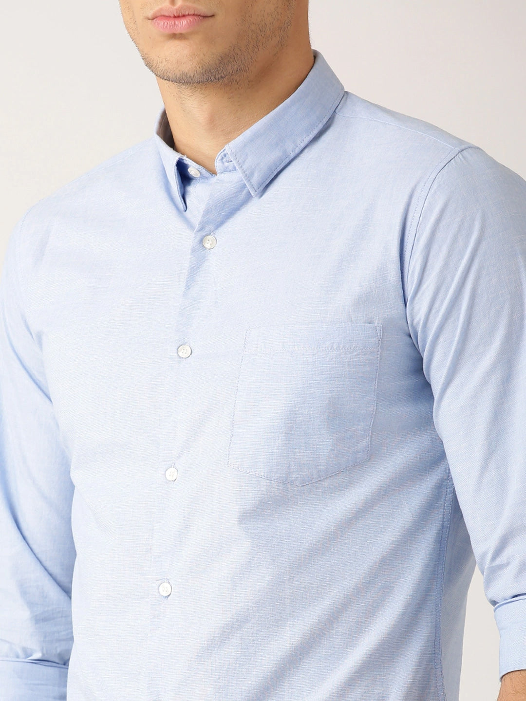 Men's Light Blue Formal Shirt