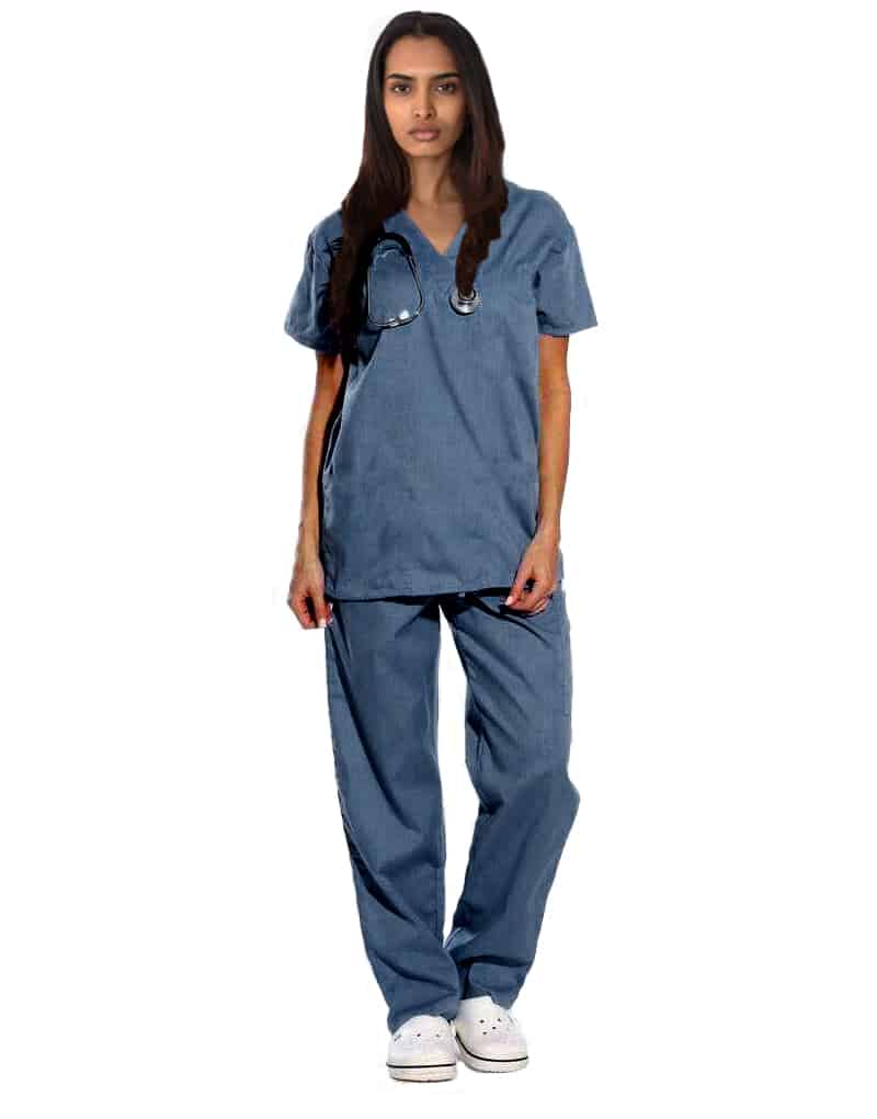 Dark Teal Originals Half Sleeve Medical Scrubs