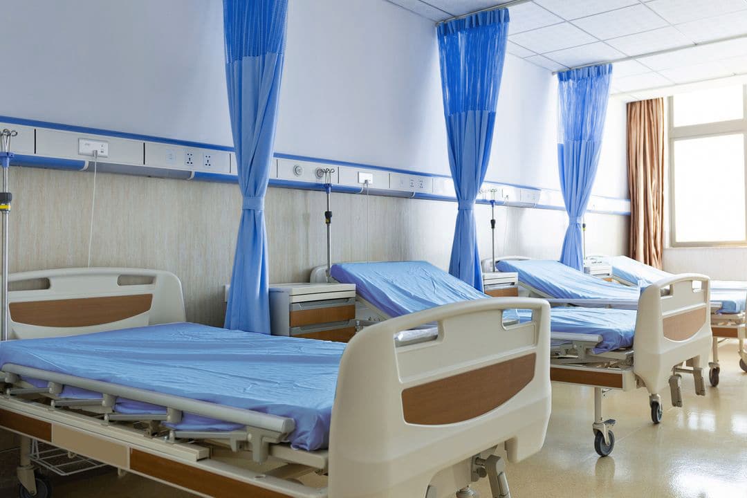 Hospital Blue Plain Bedsheet